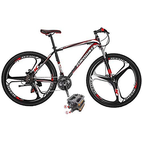  Eurobike Bikes X1 27.5 Inches Wheels 21 Speed Mountain Bike Dual Disc Brake Bicycle