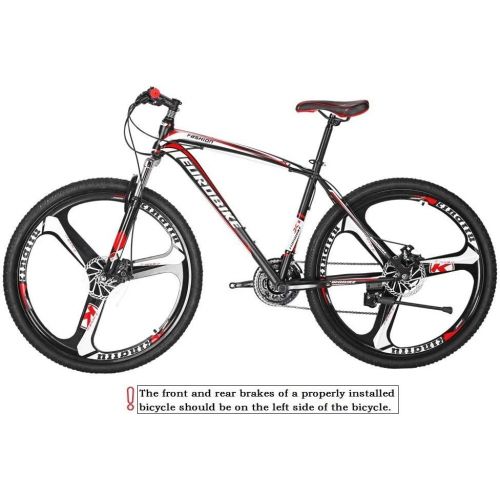  Eurobike Bikes X1 27.5 Inches Wheels 21 Speed Mountain Bike Dual Disc Brake Bicycle