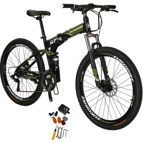  Eurobike YX 27.5 Folding Mountain Bikes 2 Colors