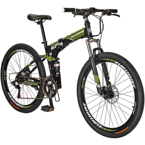  Eurobike YX 27.5 Folding Mountain Bikes 2 Colors