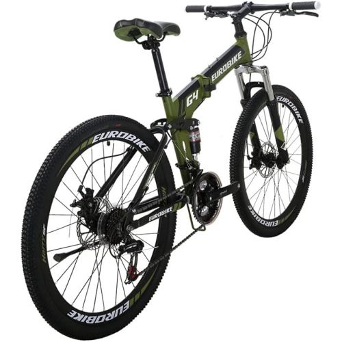  Eurobike Folding Bikes 27.5/26inch Mountain Bicycles Muti Spoke Wheel Full Suspension Steel Frame MTB