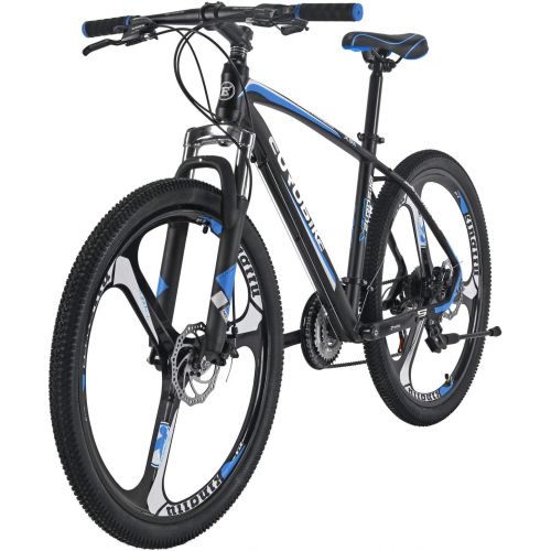  EUROBIKE 29” /27.5 Mountain Bike Lightweight Aluminum Frame Front Suspension Daul Disc Brakes 21 Speed Mens Bicycle 29er