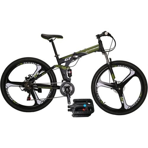  Eurobike 21 Speed Full Suspension Mountain Bike Dual Disc Brake Adult Mountain Bike 27.5 Inches Wheel Mountain Bicycle