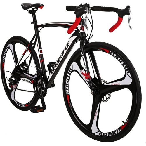  EUROBIKE Road Bike 700C 54cm for Men and Women XC550 3 Spoke Wheel