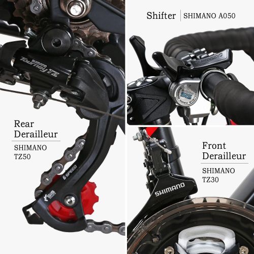  Eurobike Bikes EURXC550 21 Speed Road Bike 700C Wheels Road Bicycle Dual Disc Brake Bicycles …