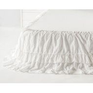 EUROLINEN Sale /Linen Bed Skirt /Flax Linen Bedskirt /Dust Ruffle /Shabby Chic Bedding /Linen Bedding /Linen Bedding /Farmhouse Bedding /Wedding Gift