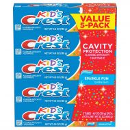 EVAXO Expect More Crest Kids Toothpaste, Sparkle Fun (4.6 oz, 5 pk.)