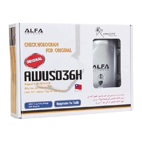  EVAccess72 ALFA AWUSO36NH 2.4GHz 6dBi USB2.0 Wireless WiFi Network Adapter.