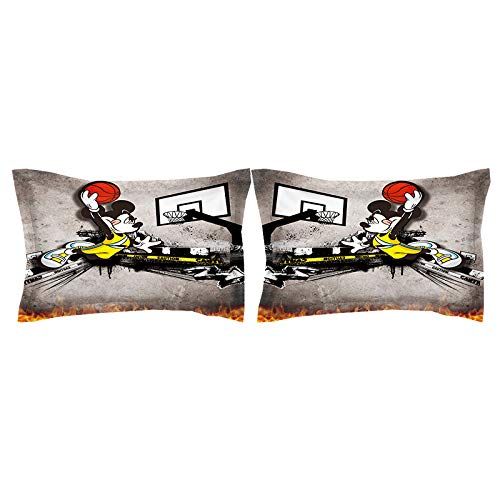  EVDAY 3D Mickey Mouse with Basketball Bedding for Boys Bed Set Including 1Duvet Cover,2Pillowcases King Queen Full Twin Size