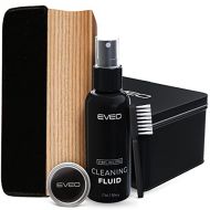 EVEO Vinyl Record Player Cleaner - 4in1 Vinyl Records Albums Stand Cleaner Kit-Includes Soft Velvet Brush, Cleaning Liquid, Brush Cleaner & Turntable Stylus Cleaning Gel-Vinyl Record St