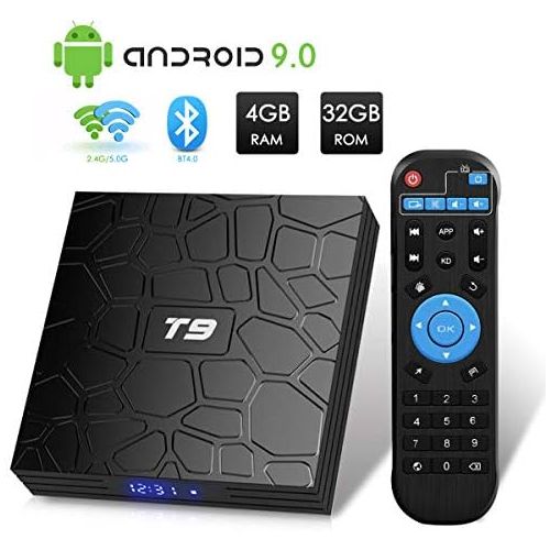  [아마존베스트]EVER EXPRESS T9 Android 8.1 TV Box 4GB DDR3 RAM 32GB ROM RK3328 Bluetooth 4.1 Quad-Core Cortex-A53 64 Bits Support 2.4GHz WiFi 4K 3D Ultra HD HDMI H.265