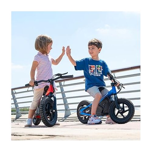  EVERCROSS Electric Balance Bike for Kids, 100W Lightweight Toddler Bike with 12