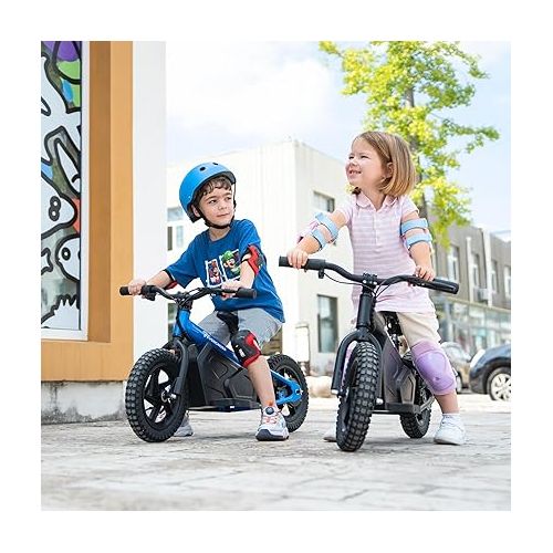  EVERCROSS Electric Balance Bike for Kids, 100W Lightweight Toddler Bike with 12