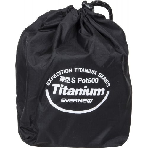  EVERNEW Titanium Pot, 600ml