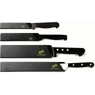 EVERPRIDE Chef Knife Sheath Set (4-Piece Set) Universal Blade Edge Cover Guards for Chef’s and Kitchen Knives ? Durable, BPA-Free, Felt Lined, Sturdy ABS Plastic ? Knives Not Inclu