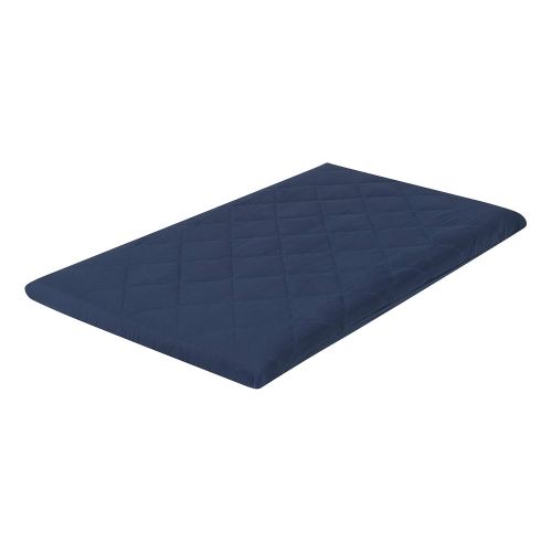  Everyday Kids Quilted Pack n Play Playard Sheet, Breathable Thick Playpen Sheet, Fits Most Playard - Navy Fitted Sheet