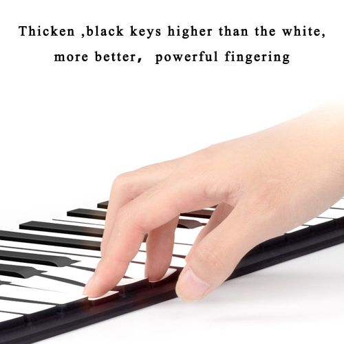  EVERYONE GAIN DH S61 High Quality Portable 61 Keys Flexible Piano USB MIDI Electronic Keyboard