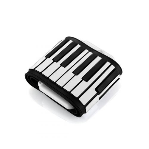  EVERYONE GAIN DH S88 Portable 88 Keys Roll Up Soft Flexible Electronic Music Keyboard Piano Built-in Loud Speaker Recharge Battery for Children Beginner