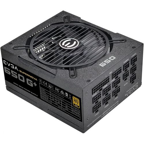  EVGA SuperNOVA 120-GP-0650-X1, 650 G+, 80 Plus Gold 650W, Fully Modular, FDB Fan, 10 Year Warranty, Includes Power ON Self Tester, Power Supply