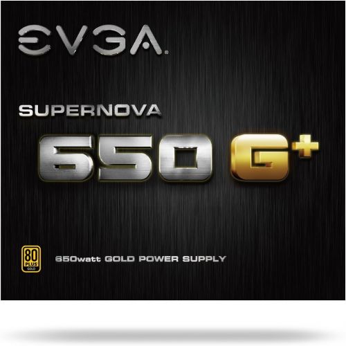 EVGA SuperNOVA 120-GP-0650-X1, 650 G+, 80 Plus Gold 650W, Fully Modular, FDB Fan, 10 Year Warranty, Includes Power ON Self Tester, Power Supply