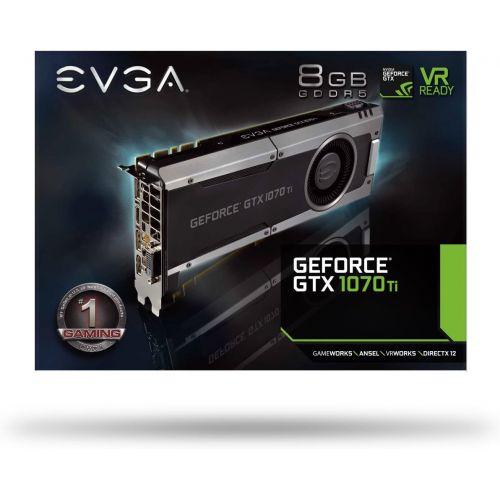  EVGA GeForce GTX 1070 Ti FTW2 GAMING, 8GB GDDR5, iCX Technology - 9 Thermal Sensors & RGB LED GPM, Asynch Fan, Optimized Airflow Graphics Card 08G-P4-6775-KR