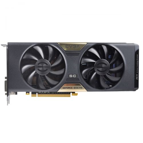  EVGA GeForce GTX 770 Superclocked with ACX Cooler 4 GB GDDR5 256-Bit Dual-Link DVI-IDVI-D HDMI DP SLI Ready Graphics Card 04G-P4-3774-KR