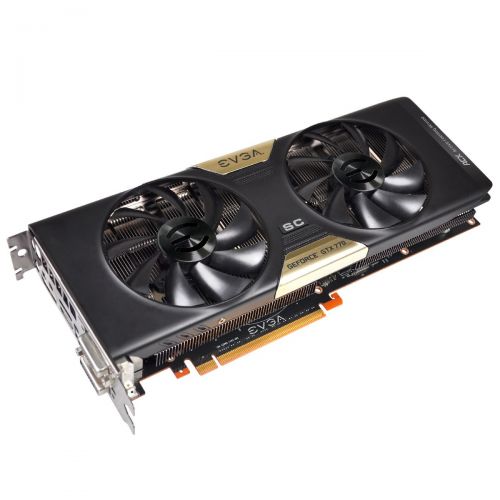  EVGA GeForce GTX 770 Superclocked with ACX Cooler 4 GB GDDR5 256-Bit Dual-Link DVI-IDVI-D HDMI DP SLI Ready Graphics Card 04G-P4-3774-KR