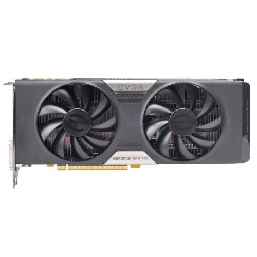  EVGA GeForce GTX780 SuperClocked wEVGA ACX Cooler 3GB GDDR5 384bit, DVI-I, DVI-D, HDMI,DP, SLI Ready (03G-P4-2784-KR)