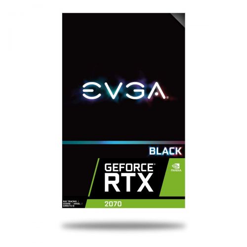  EVGA GeForce RTX 2070 Black GAMING,8GB GDDR6, Dual HDB Fans Graphics Card 08G-P4-1071-KR