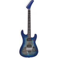 EVH 5150 Series Deluxe Poplar Burl Electric Guitar - Aqua Burst