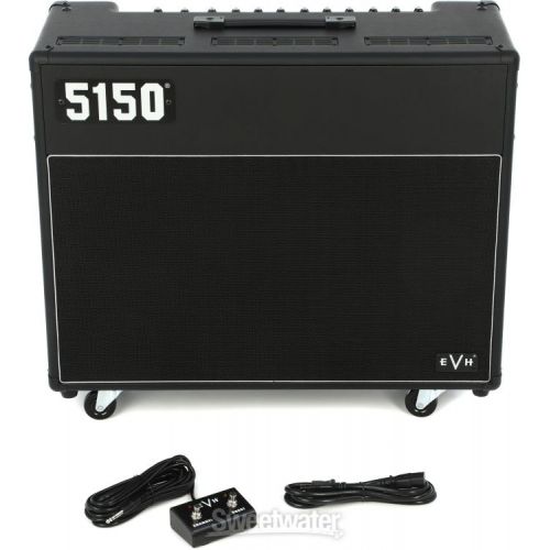  EVH 5150 Iconic Series 60-watt 2 x 12-inch Tube Combo Amp - Black