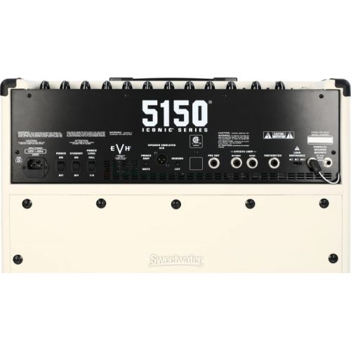  EVH 5150 Iconic Series 40-watt 1 x 12-inch Tube Combo Amp - Ivory