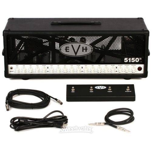  EVH 5150III 100W Tube Guitar Amplifier Head - Black