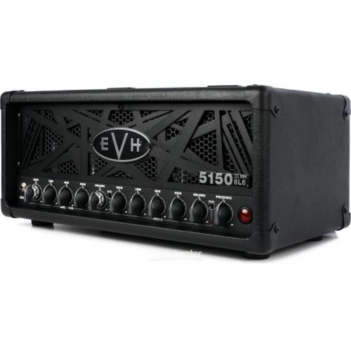  EVH 5150III 50S 6L6 50-watt Tube Head - Black Stealth Demo