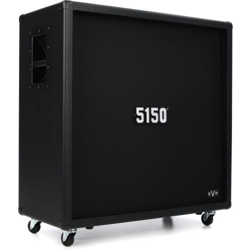  EVH 5150 Iconic Series 160-watt 4 x 12-inch Cabinet with Cover - Black