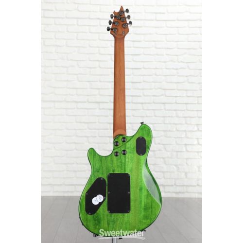  EVH Wolfgang Standard QM Electric Guitar - Transparent Green