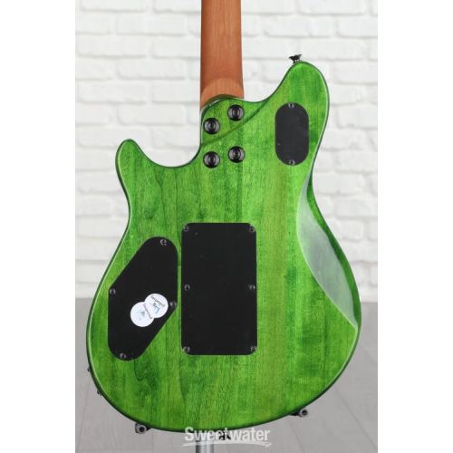  EVH Wolfgang Standard QM Electric Guitar - Transparent Green