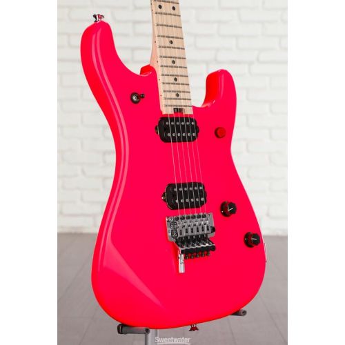  EVH 5150 Series Standard Electric Guitar - Neon Pink with Maple Fingerboard Demo
