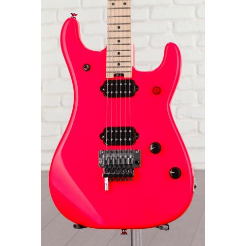  EVH 5150 Series Standard Electric Guitar - Neon Pink with Maple Fingerboard Demo