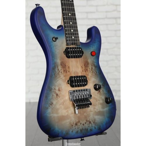  EVH 5150 Series Deluxe Poplar Burl Electric Guitar - Aqua Burst Demo