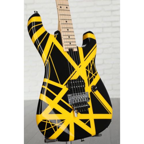  EVH Striped Series - Black w/ Yellow Stripes Demo