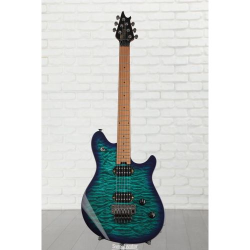  EVH Wolfgang Standard QM Electric Guitar - Chlorine Burst