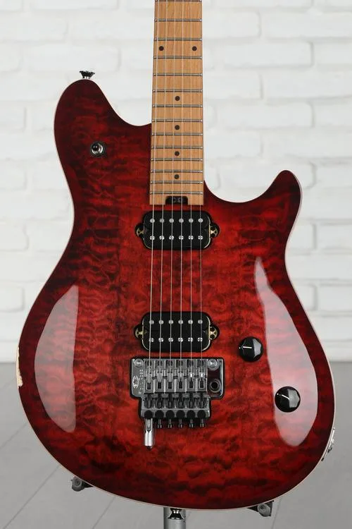 EVH Wolfgang Special QM Electric Guitar - Sangria Demo