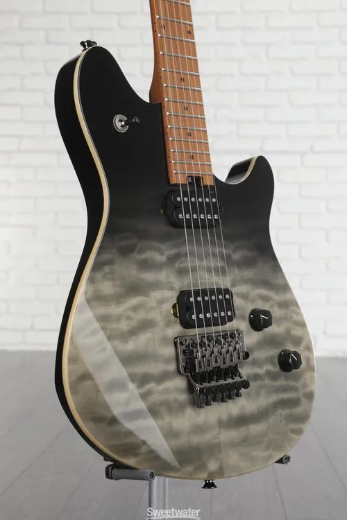  EVH Wolfgang Standard QM Electric Guitar - Black Fade