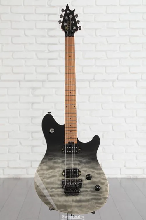  EVH Wolfgang Standard QM Electric Guitar - Black Fade