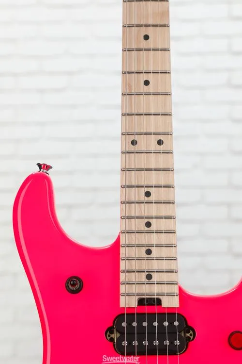  EVH 5150 Series Standard Electric Guitar - Neon Pink with Maple Fingerboard