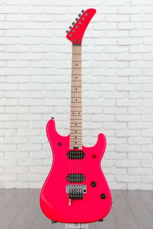  EVH 5150 Series Standard Electric Guitar - Neon Pink with Maple Fingerboard