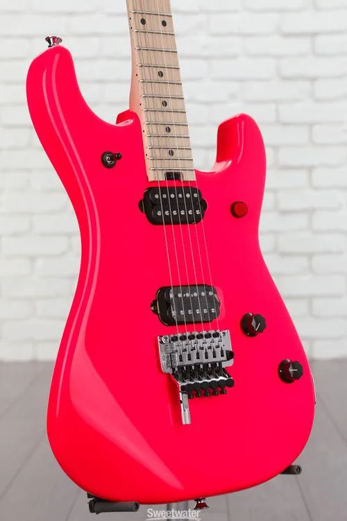  EVH 5150 Series Standard Electric Guitar - Neon Pink with Maple Fingerboard