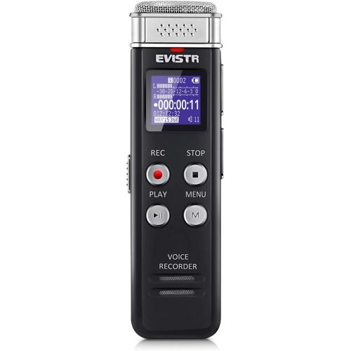  [아마존베스트]EVISTR 16GB Digital Voice Recorder L157 + EVISTR Carry Case for L157