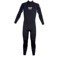 EVO 5/3 Men's Scuba Full Wetsuit - Black + Blue